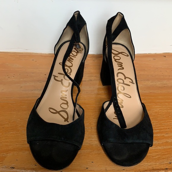 Sam Edelman Sussie black block heel sandals - Picture 4 of 12
